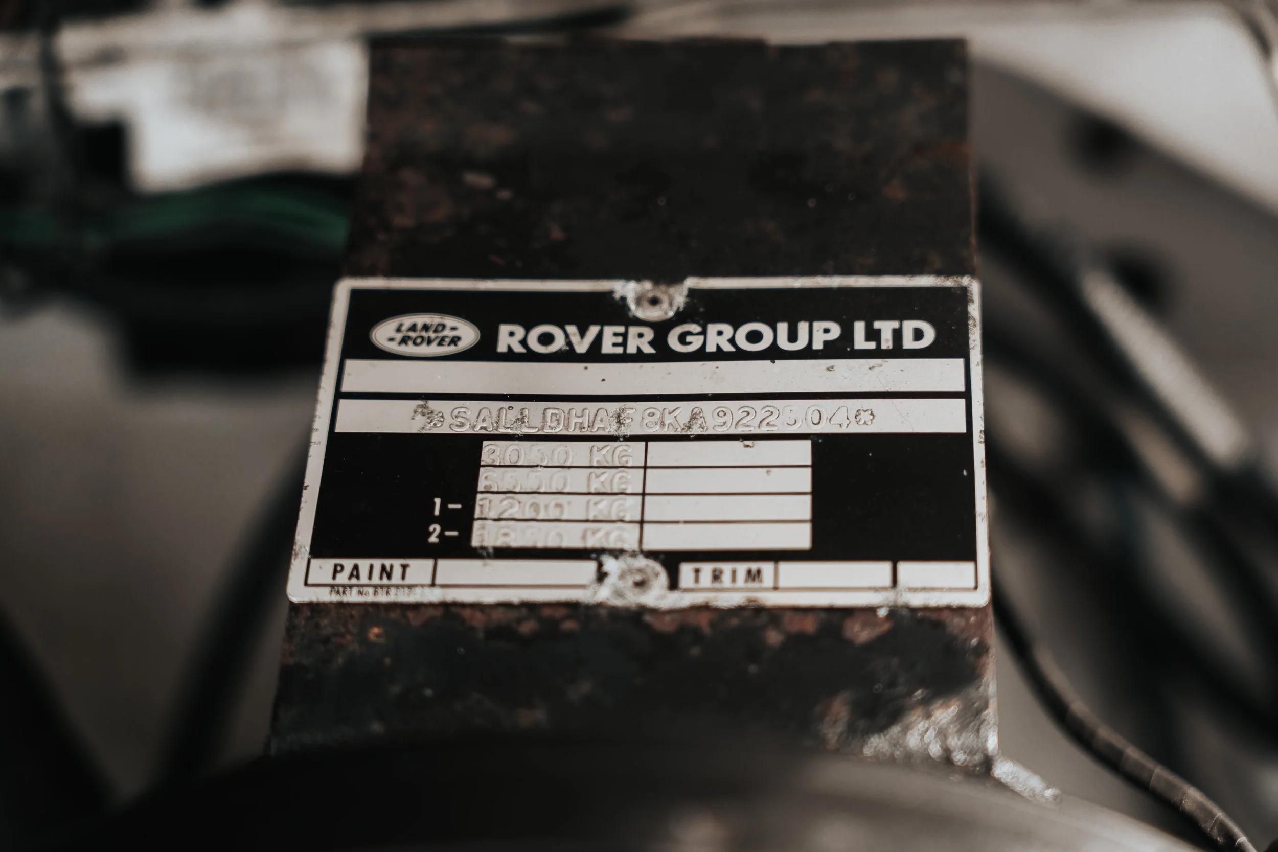 Restored 1993 Land Rover Defender 110