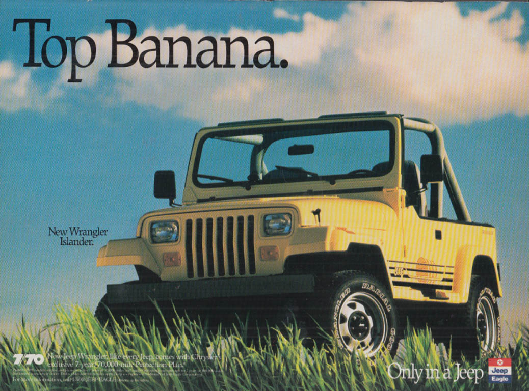 Sold: 1990 Jeep Wrangler Islander YJ