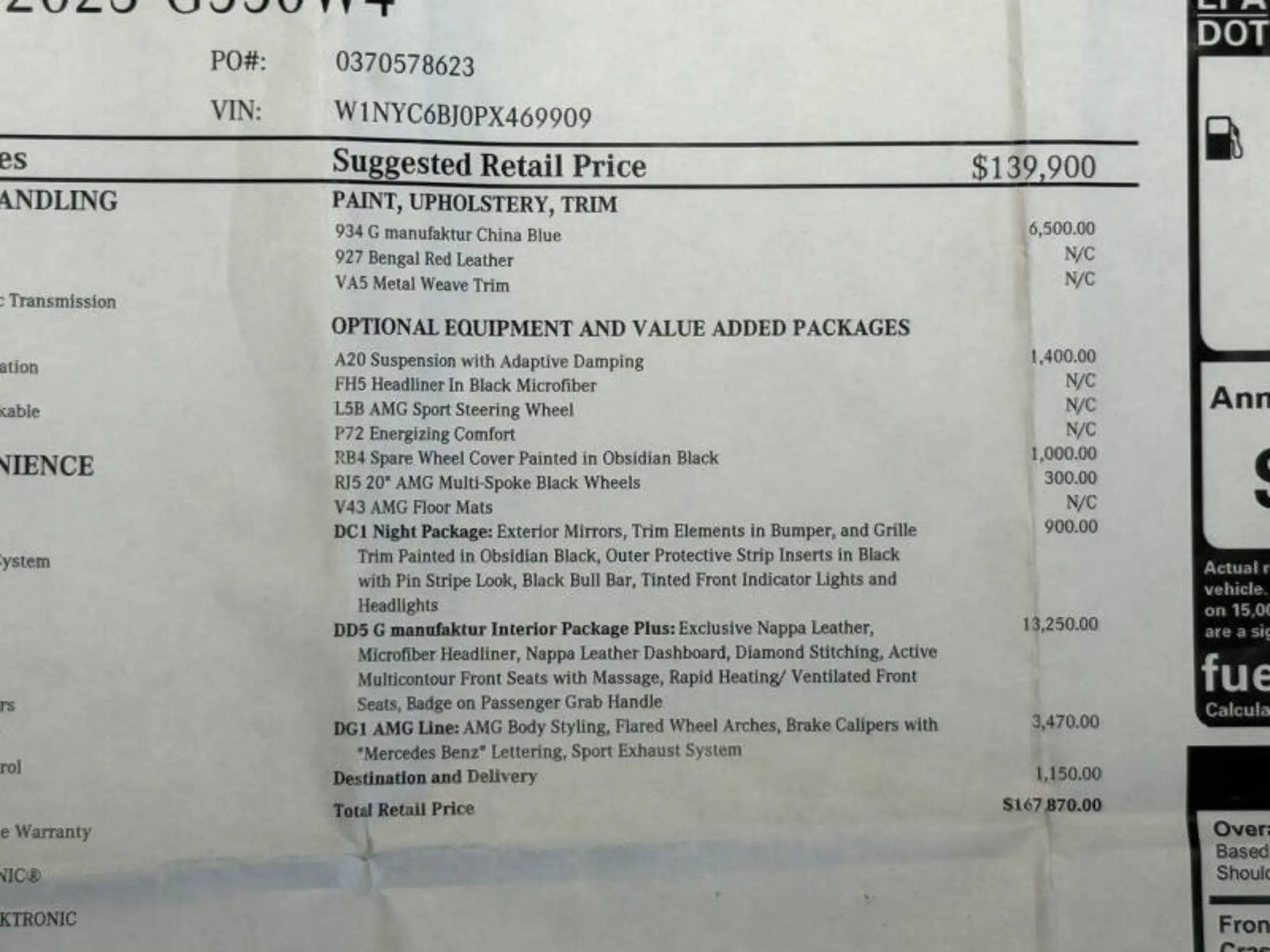 2023 Mercedes-Benz G-Class G 550