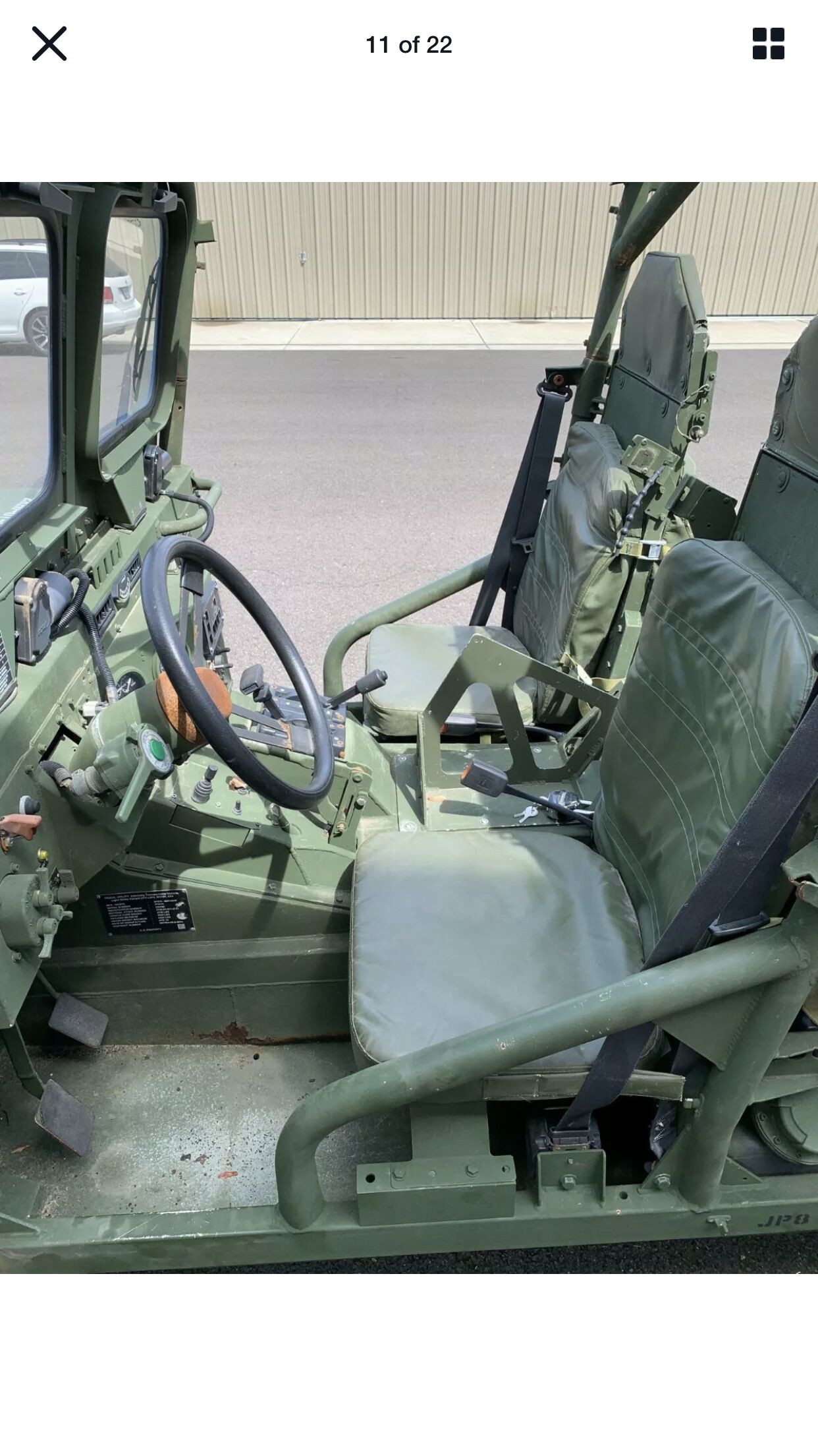 Sold: 2010 General Dynamics M1161 Growler