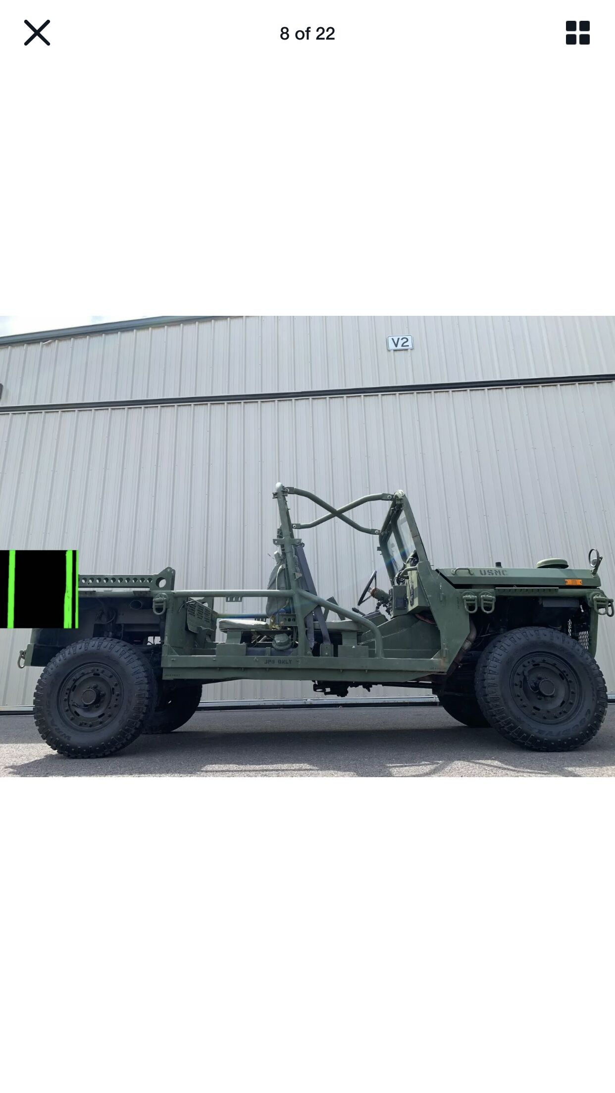 Sold: 2010 General Dynamics M1161 Growler