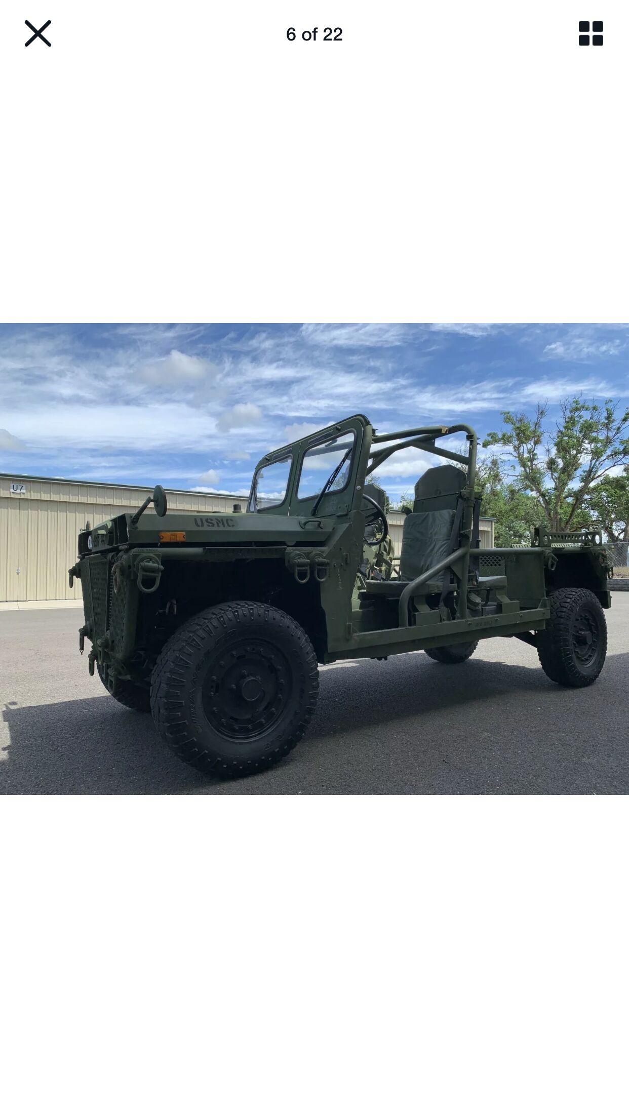 Sold: 2010 General Dynamics M1161 Growler