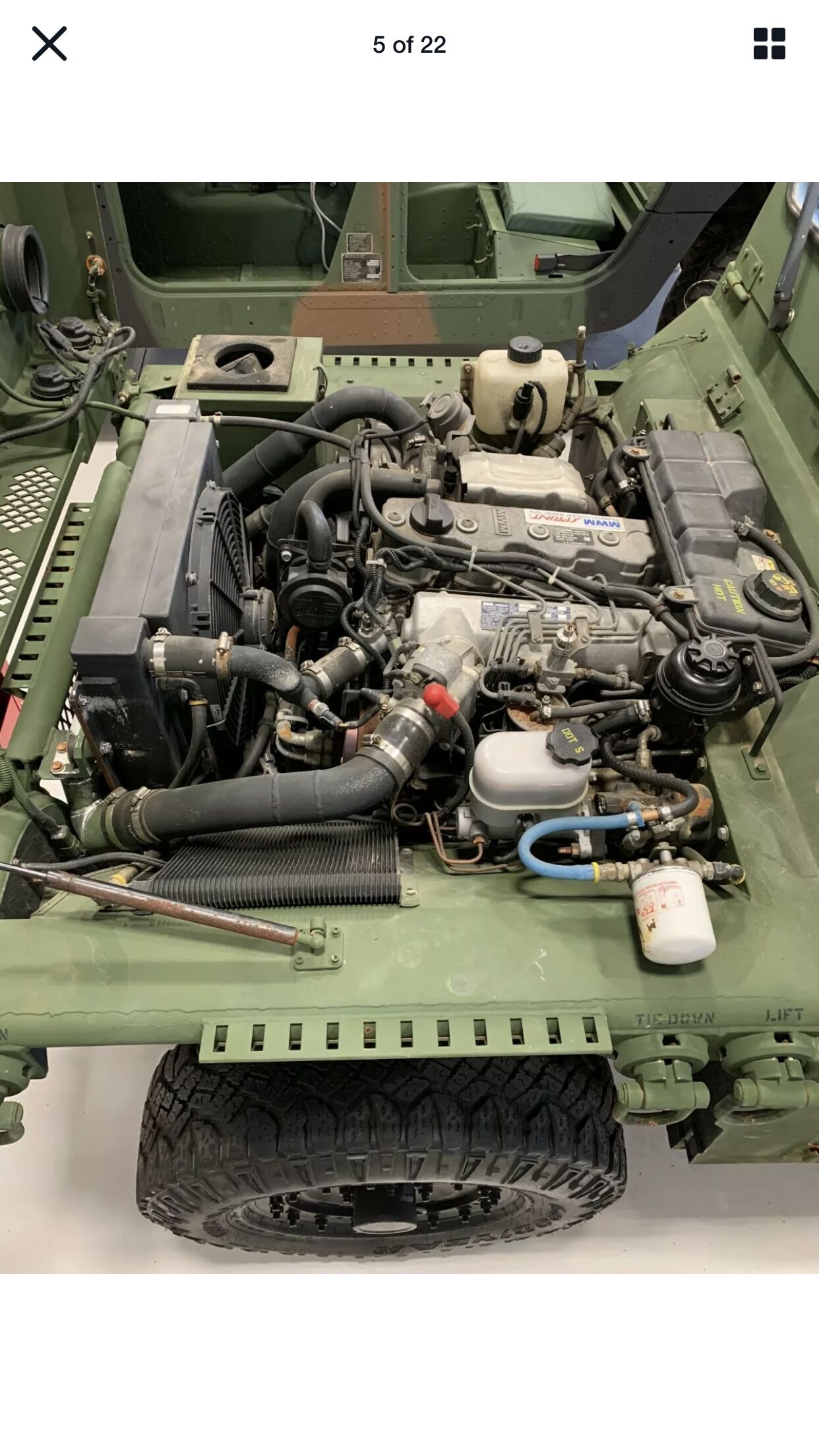 Sold: 2010 General Dynamics M1161 Growler