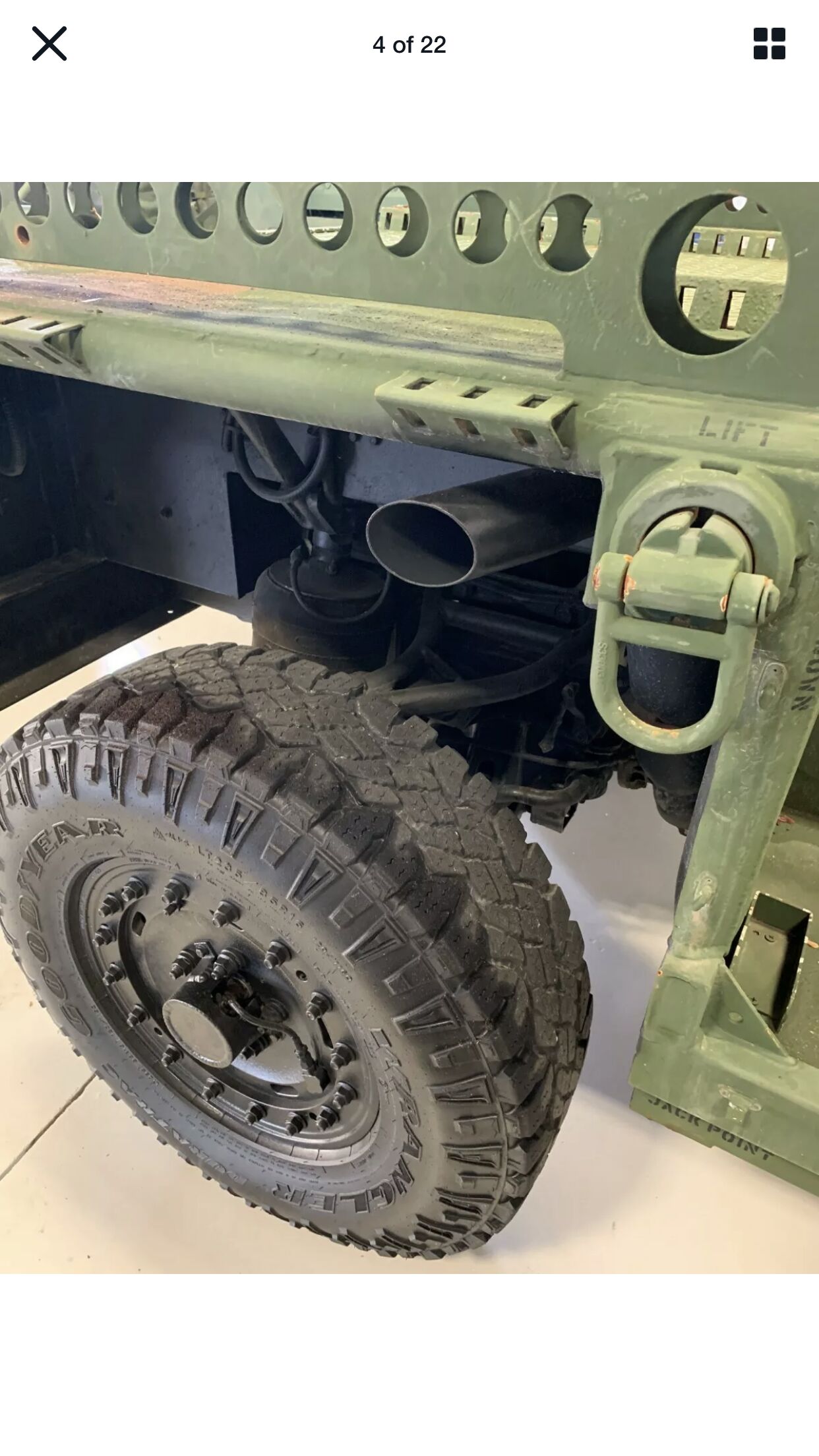 Sold: 2010 General Dynamics M1161 Growler