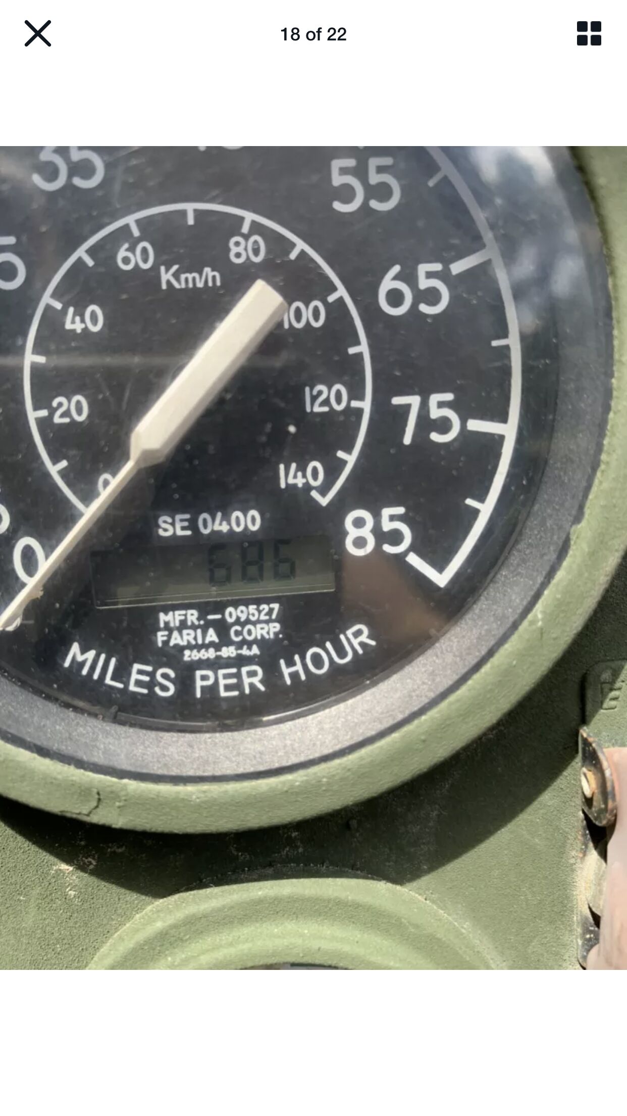 Sold: 2010 General Dynamics M1161 Growler