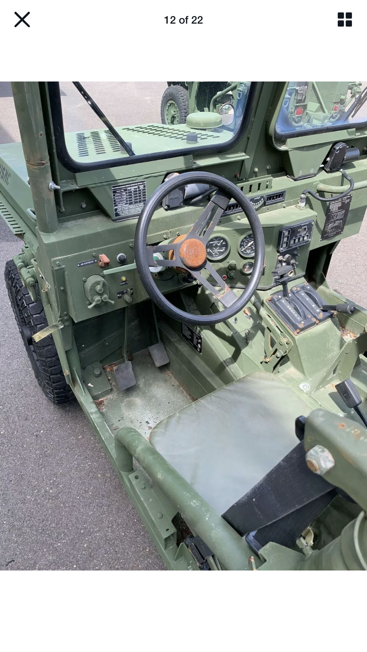 Sold: 2010 General Dynamics M1161 Growler