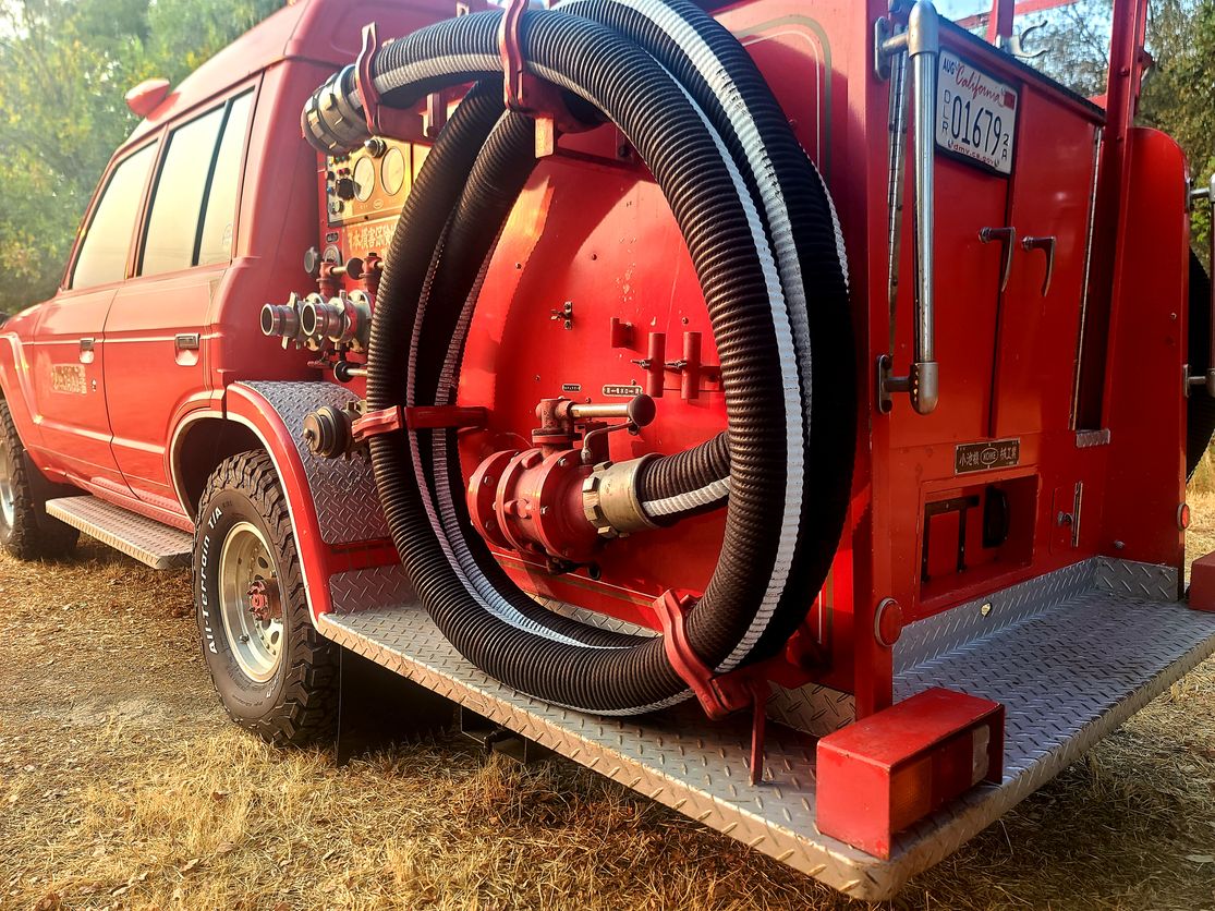Sold: 1985 Toyota Land Cruiser Fire Truck