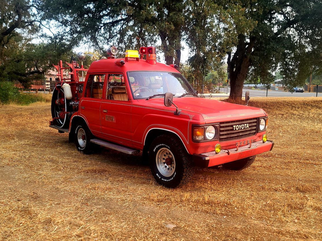 Sold: 1985 Toyota Land Cruiser Fire Truck