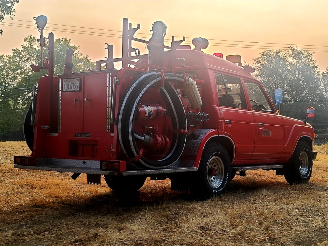 Sold: 1985 Toyota Land Cruiser Fire Truck