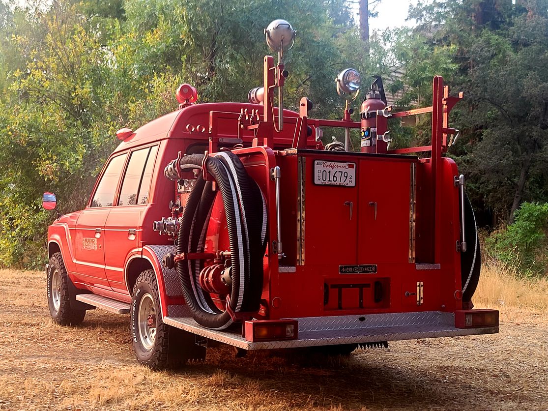 Sold: 1985 Toyota Land Cruiser Fire Truck