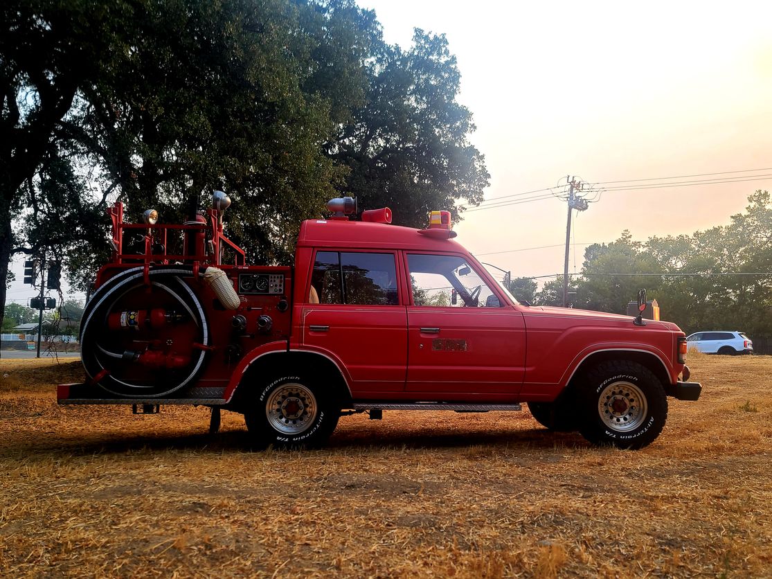 Sold: 1985 Toyota Land Cruiser Fire Truck