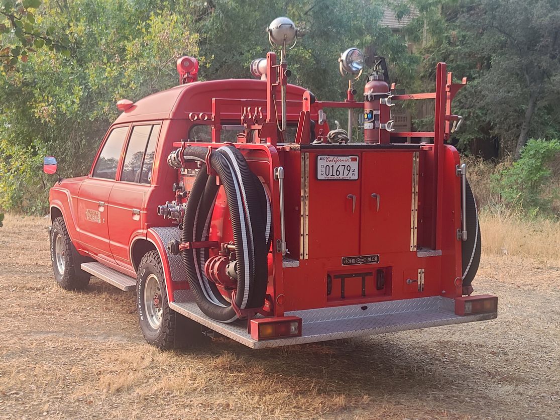 Sold: 1985 Toyota Land Cruiser Fire Truck