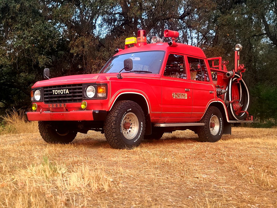 Sold: 1985 Toyota Land Cruiser Fire Truck