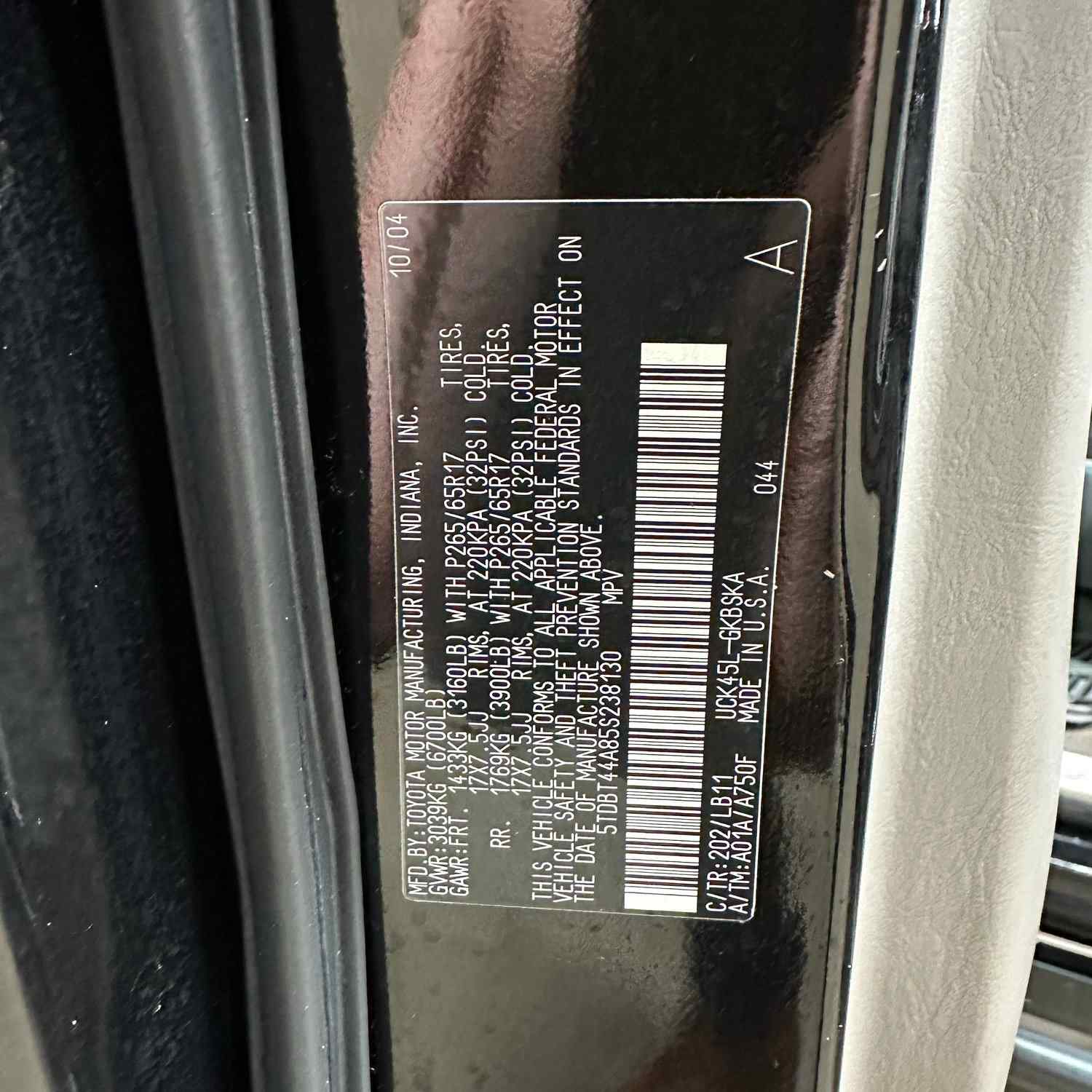 Sold: Modified 2005 Toyota Sequoia SR5