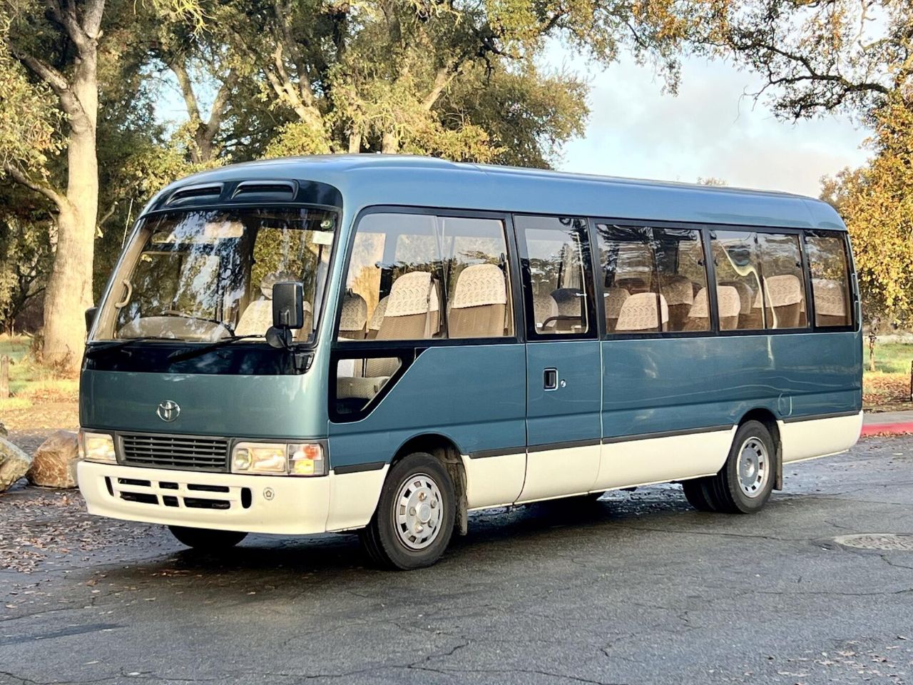 Sold: Imported 1996 Toyota Coaster EX Bus