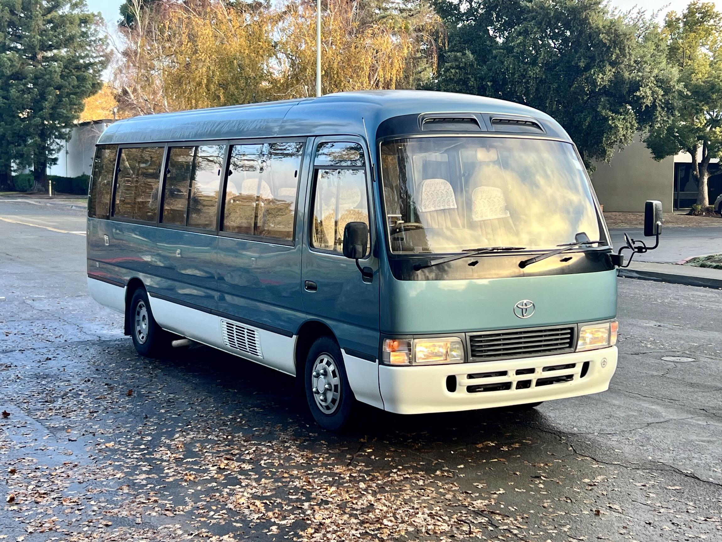 Sold: Imported 1996 Toyota Coaster EX Bus