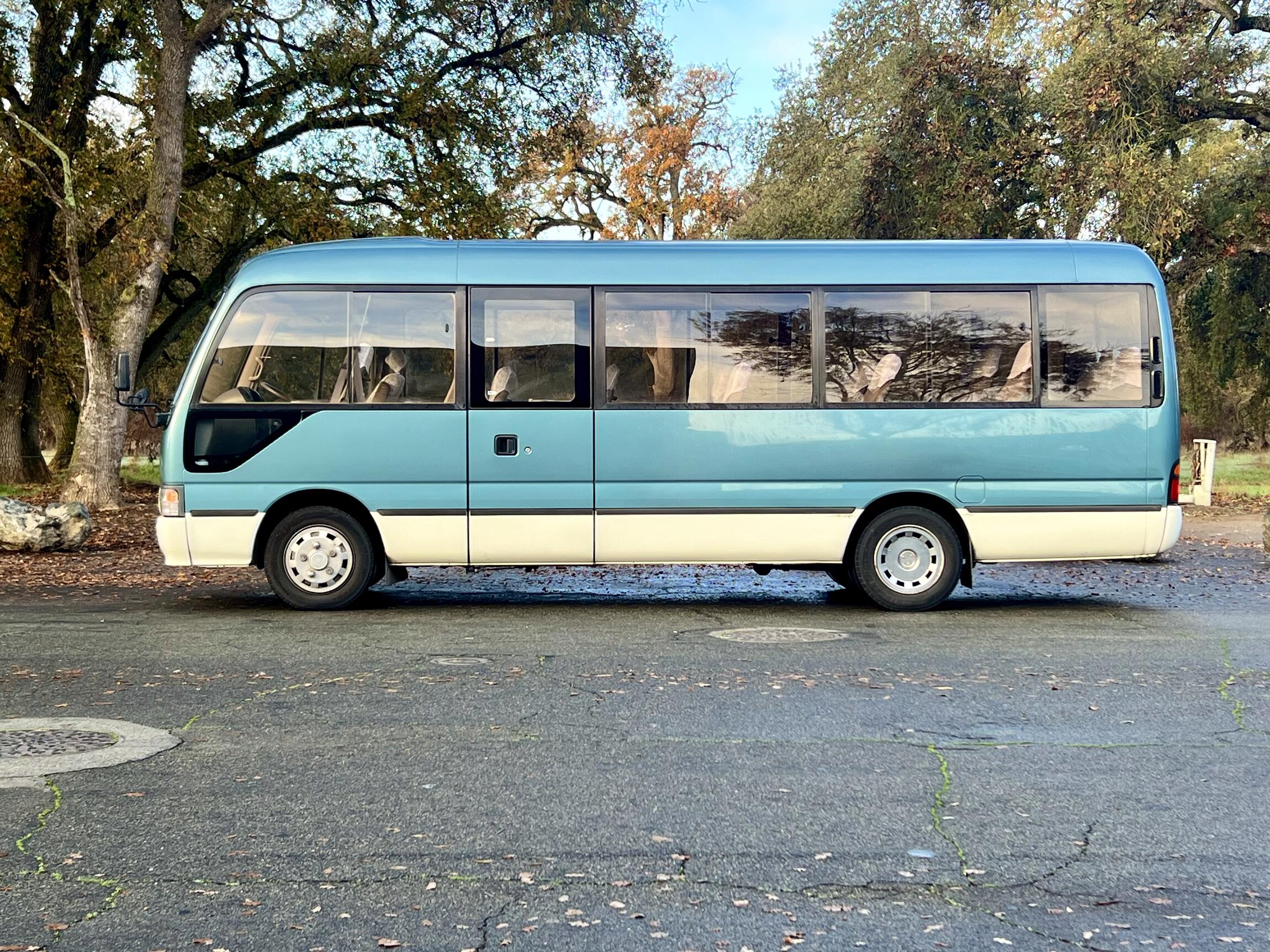 Sold: Imported 1996 Toyota Coaster EX Bus