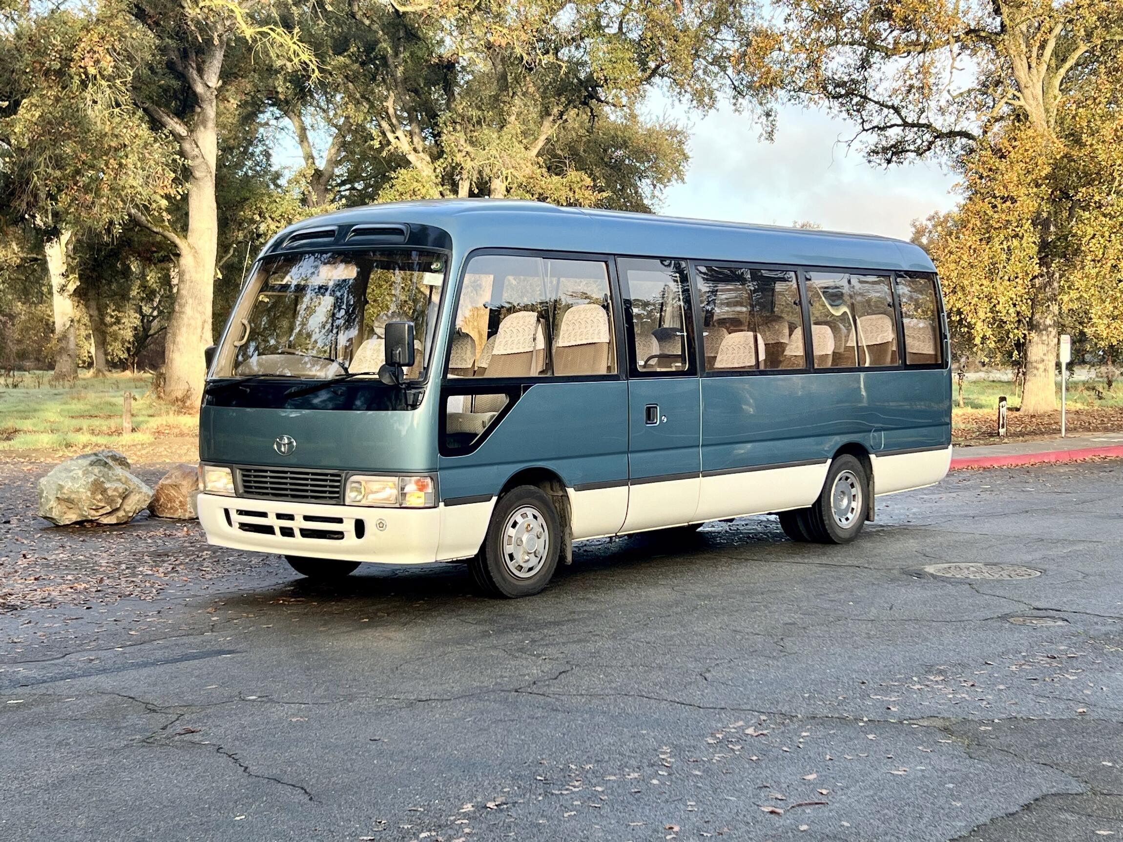 Sold: Imported 1996 Toyota Coaster EX Bus