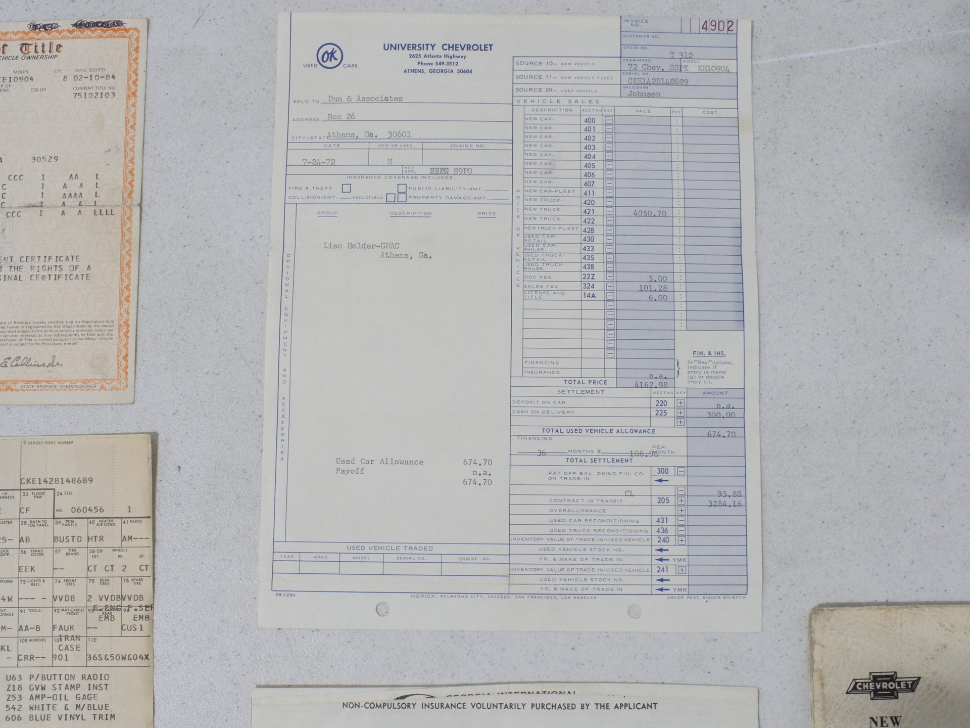 Sold: 1972 Chevrolet K10