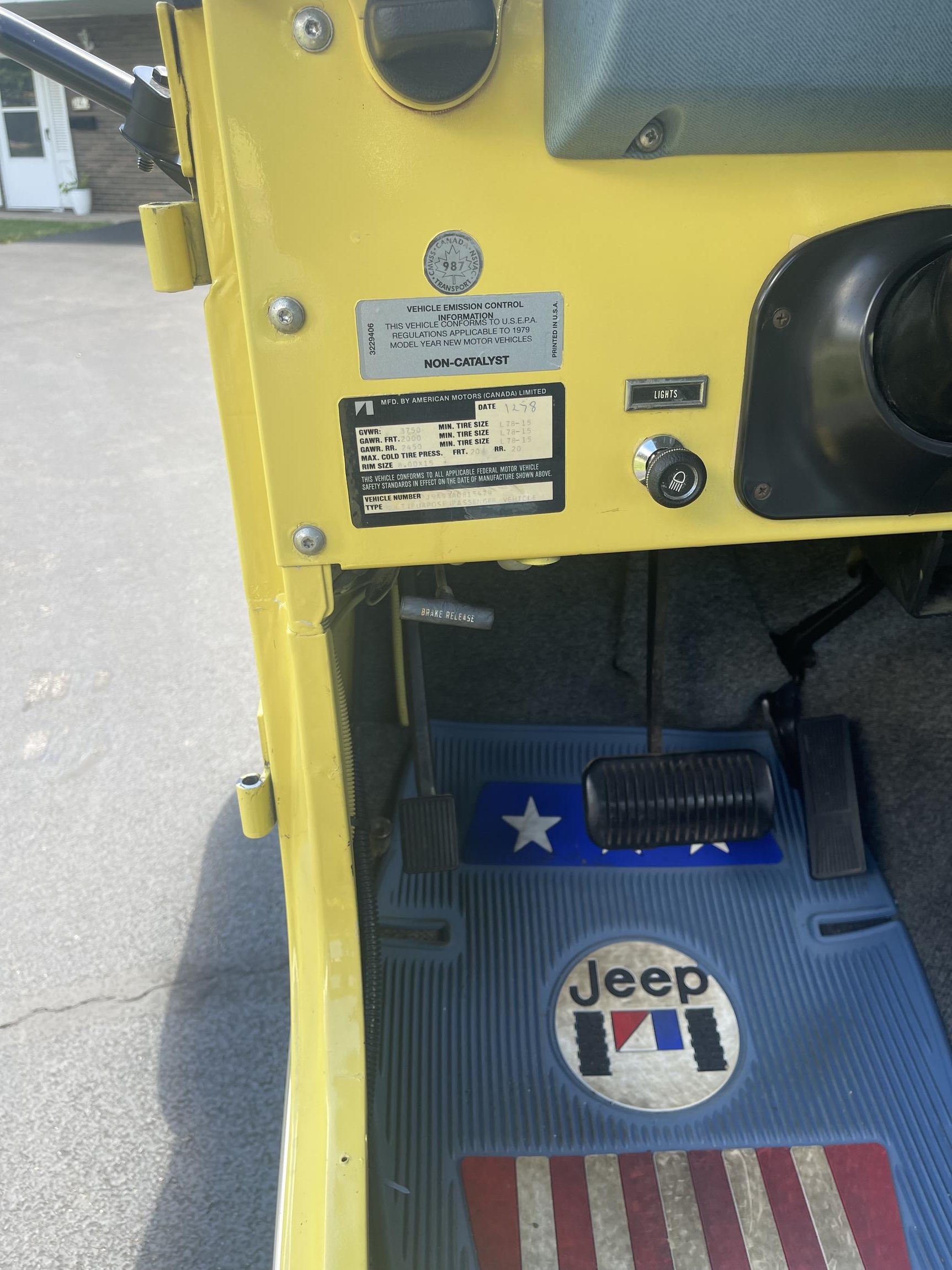 Sold: 1979 Jeep CJ-7 Renegade