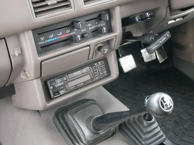 1992 Isuzu Rodeo Camper