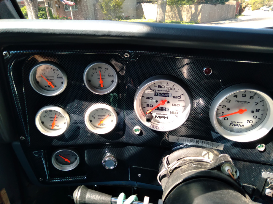 Burbie dash gauges