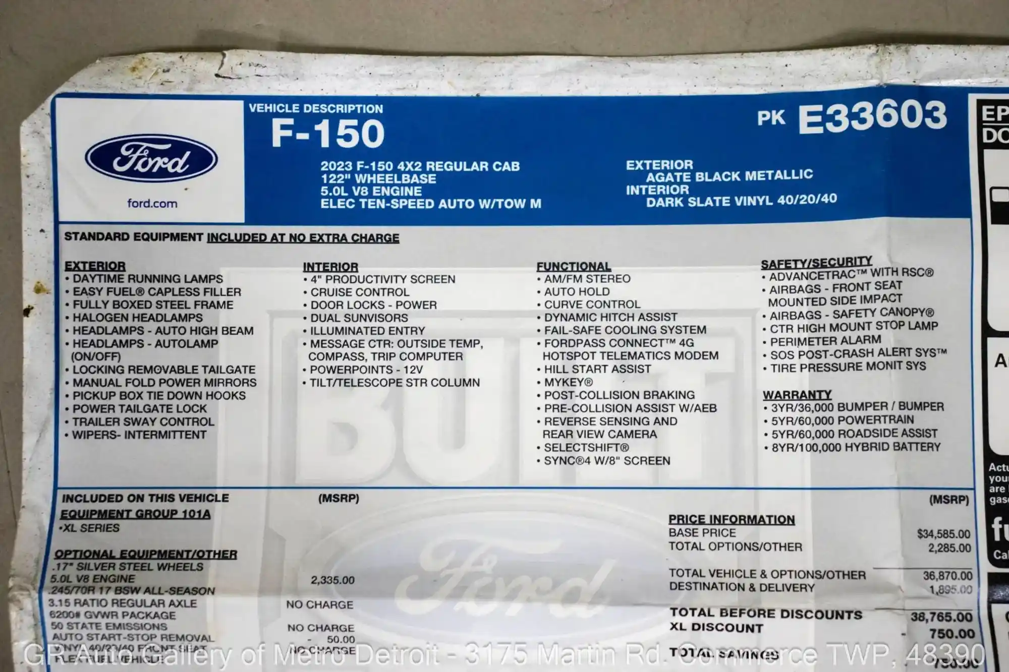 2023-ford-f-150-xl-roush-for-sale-detroit-mi-136